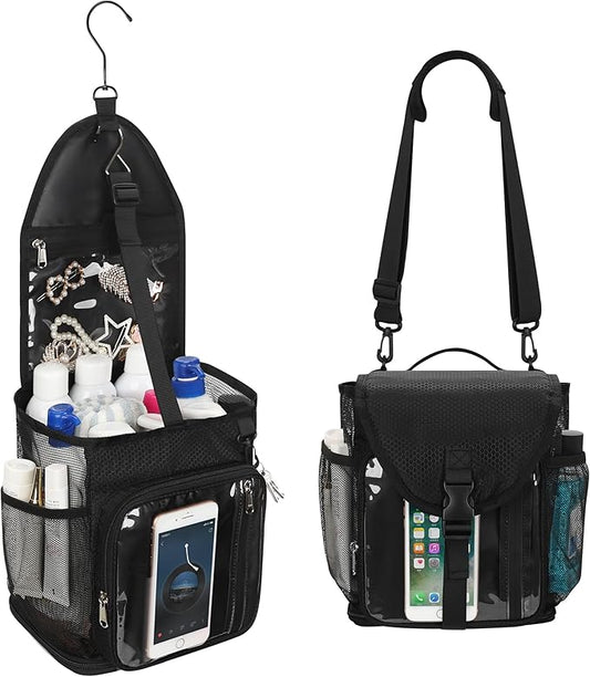 Ethereal Shower Caddy Portable, Mesh Shower Caddy Bag for College Dorm Room Essentials, Hanging Shower Bag for Gym, Camping, Beach