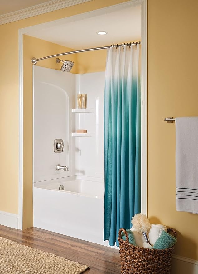 Moen DN8324BN Retreat Collection 24-Inch Bathroom Single Towel Bar, Brushed Nickel