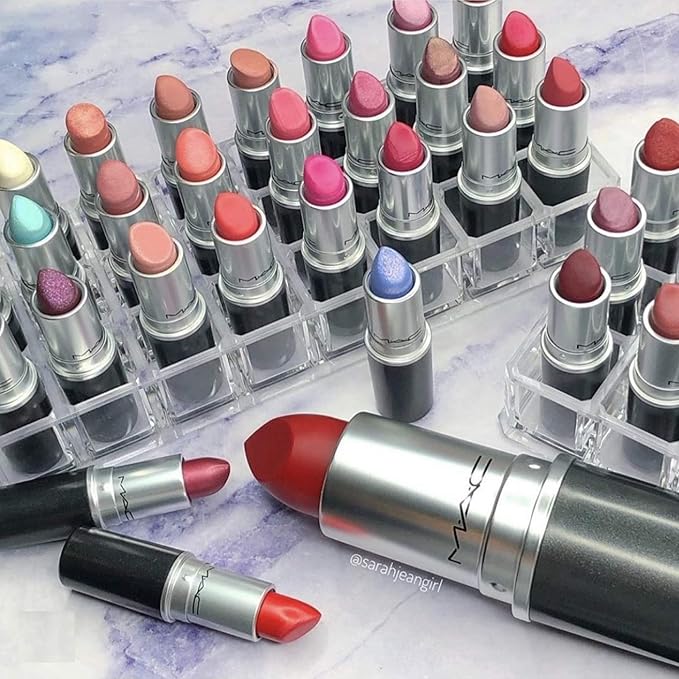 BY ALEGORY (Set Of 2) Acrylic Lipstick Makeup Organizers 24 Space Beauty Storage Refillable Cosmetic Container - Clear