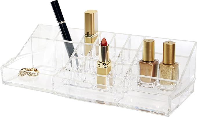 kieragrace Cosmetic Makeup and Jewelry Organizer, 20 Compartments