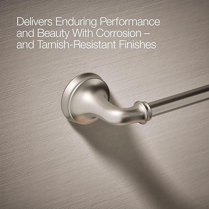 Kohler 27384-BN Bellera® 24" Towel bar, Vibrant Brushed Nickel