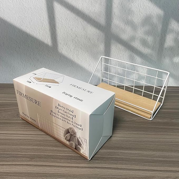 Bathroom Shelves Over Toilet with Storage Basket, Floating Shelves Wall Shelves for Home Organization & Wall Decor