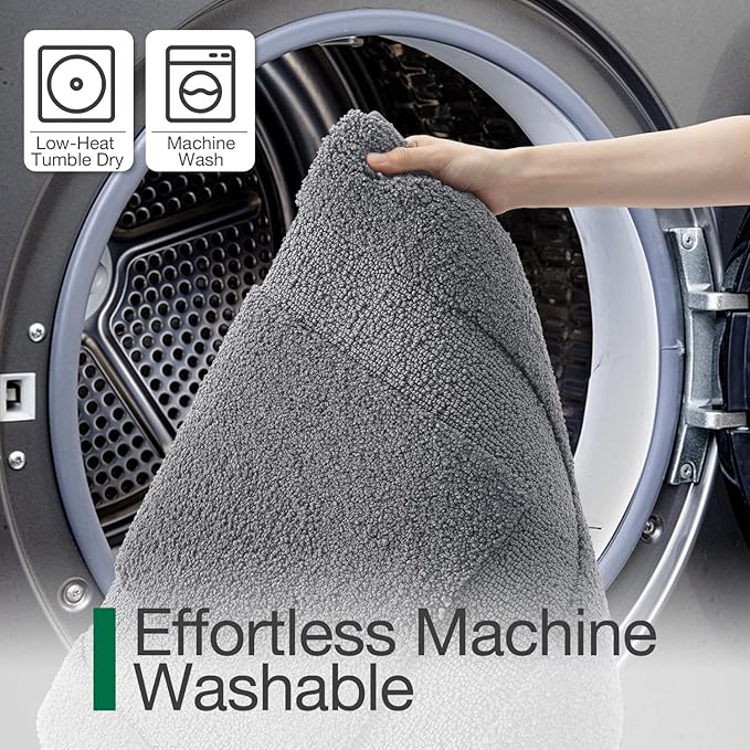LUMI Ultra Soft Bathroom Rugs Non Slip with Rubber Backing, Absorbent Washable Bath Mat Quick Dry, Upgraded Premium Microfiber Plush Carpet for Bathtub and Shower Floor, Dark Grey, 16x24