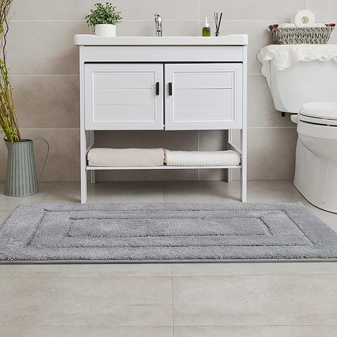 GRANNY SAYS Bathroom Rug Mat, Bath Mats for Bath Non-Slip, Super Soft and Water Absorbent, Extra Large Bath Rugs, Machine Wash Dry, Bath Rugs for Bathroom Floor, Tub and Shower, 24 x 48