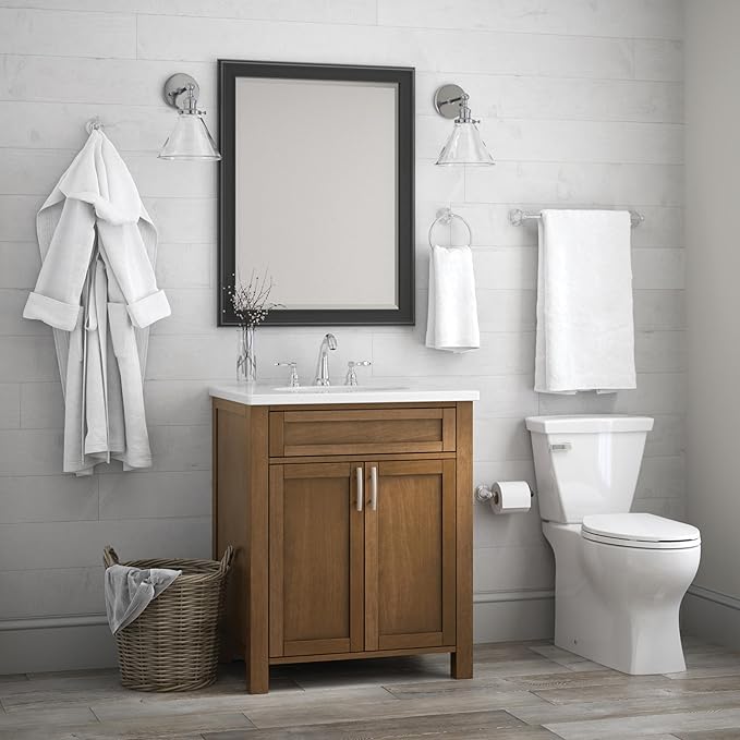 Delta 70018 Windemere 18 in. Wall Mount Towel Bar Bath Hardware Accessory in Polished Chrome