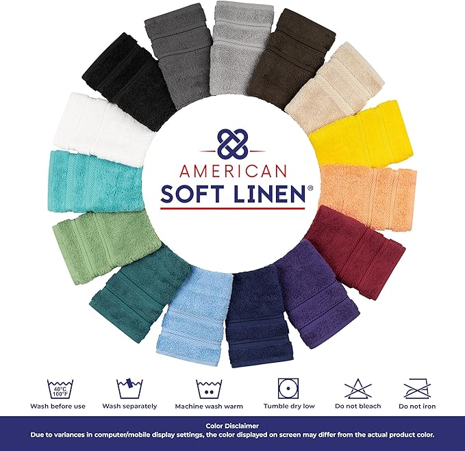American Soft Linen 35x70 Jumbo Large Bath Towel, 600 GSM 100% Cotton Turkish Bath Sheet, Oversized Luxury Bath Towel for Bathroom Beach and Pool, Beige