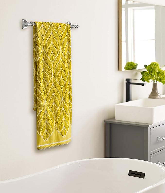 Amerock BH3605326 | Chrome Towel Bar | 18 in (457 mm) Towel Rack | Davenport | Bathroom Towel Holder | Bathroom Hardware | Bath Accessories