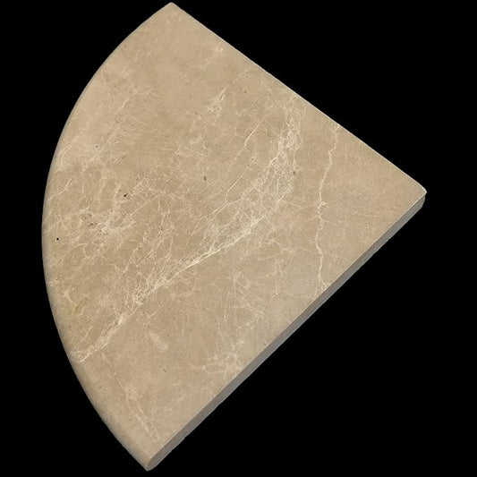 Emperador Marble Both Side Polished Bathroom Corner Shelf 9''x9''