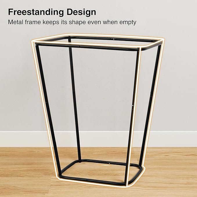 STO STO Laundry Hamper, 75L Laundry Basket Organizer with Removable and Washable Liner Bag, Freestanding Portable Dirty Clothes Hamper, Laundry Bin for Laundry Room, Bedroom, Closet and Dorm
