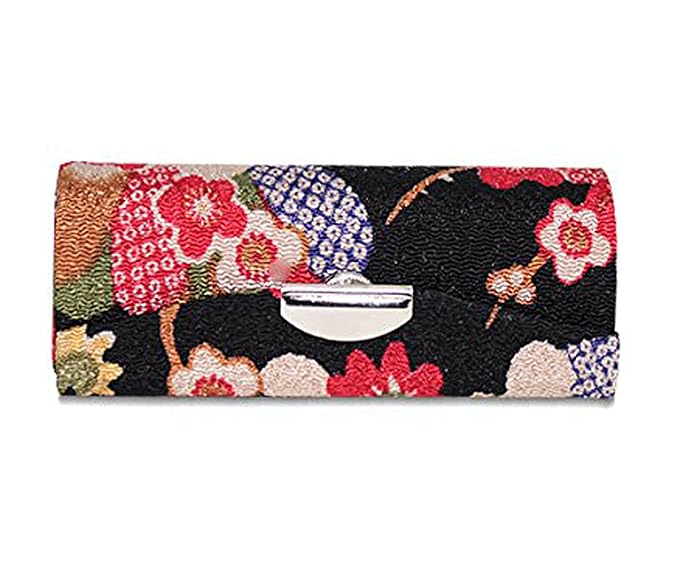 Set of 6~Cute Japanese Flower Style Lipstick Case Holder w Mirror Gift P22635-6 ~ We Pay Your Sales Tax