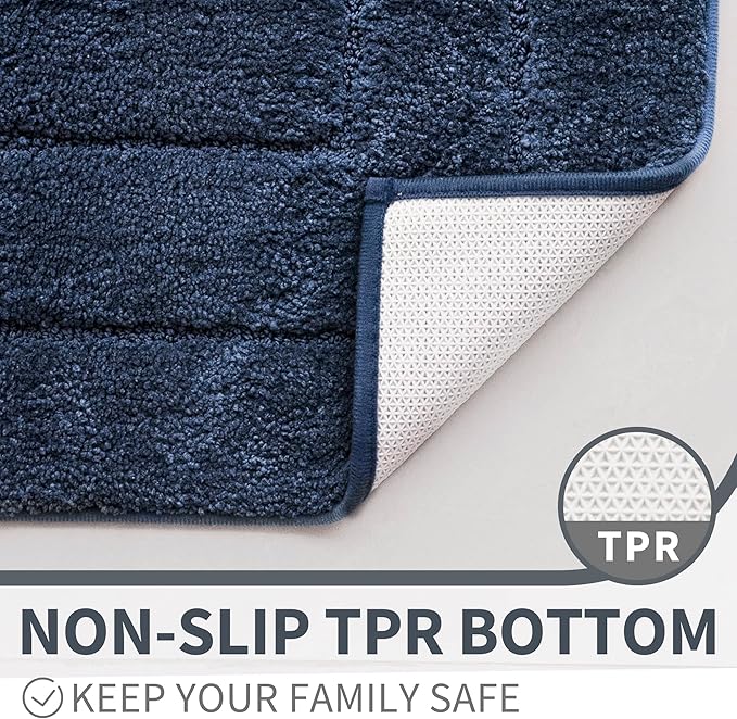 GRANNY SAYS Bathroom Rug Mat, Bath Mats for Bathroom Non-Slip, Super Soft and Water Absorbent, Extra Large Bath Rugs, Machine Wash Dry, Bath Rugs for Bath Floor, Tub and Shower, 24 x 48