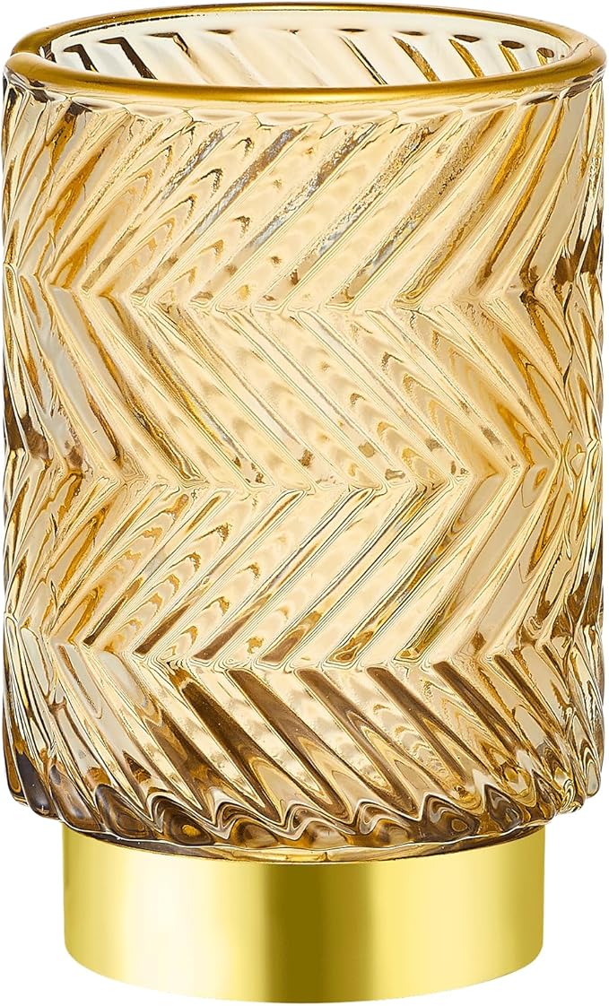 Makeup Brush Holder Organizer,Toothbrush Holders,Desk Pen Pencil Holder,Multifunctional Vintage Glass Brush Cup???A40-2-US???