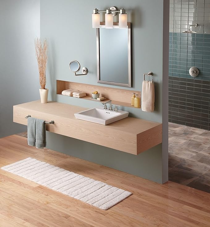 Moen YB0818BN Arris 18-Inch Modern Single Towel Bar, Brushed Nickel