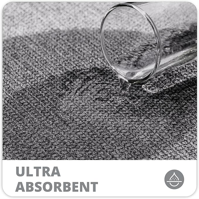 Bath Mat,Ultra Thin Bathroom Runner Rugs,Large Bath Mats for Bathroom,Quick Dry,Non-Slip,Machine Washable,Low Pile,Bath Rug,Shower Outside,Sink,Home Decor Accessories.Grey,3'x6'(36x72inch)