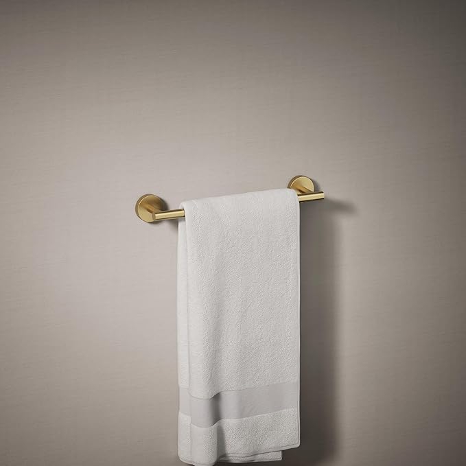 Kohler 27288-2MB Elate® 12" Towel bar, Vibrant Brushed Moderne Brass