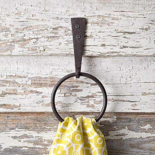 CTW Home Collection Iron Strap Towel Ring