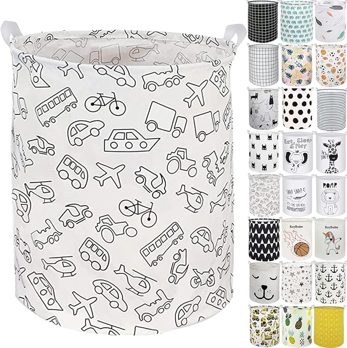 Collapsible Laundry Basket in Bedroom Waterproof Laundry Hamper in Bathroom Large Laundry Bag in College Dormitory Cloakroom Livingroom Nursery Organizer Toy Bin