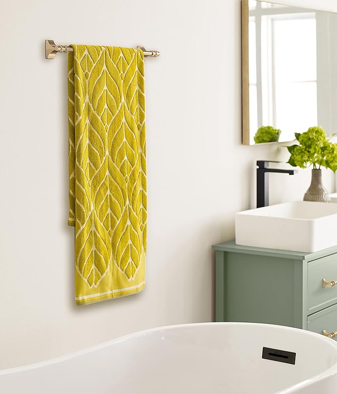 Amerock BH36053CZ | Champagne Bronze Towel Bar | 18 in (457 mm) Towel Rack | Davenport | Bathroom Towel Holder | Bathroom Hardware | Bath Accessories