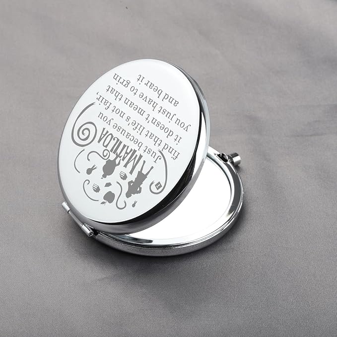 BAUNA The Musical Gift Musical Fan Gift Theatre Pocket Mirror for Friend Family Drama Lover Gift (Just Because CMS)