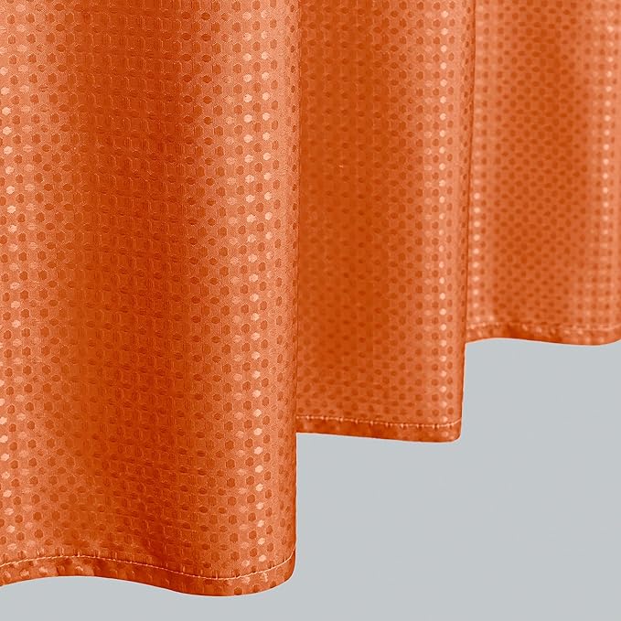 Orange Shower Curtains for Bathroom Set Fall Thanksgiving Waterproof Fabric Boho Decoration Ombre White and Burnt Orange Shower Curtain for Bohemian Theme Vintage Bath Decor 70 x 72 inch Long