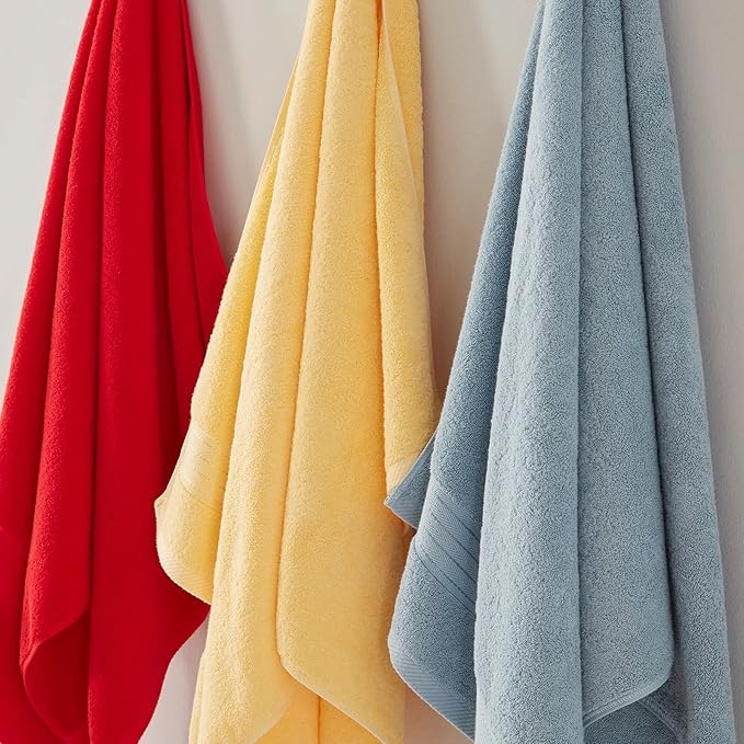 COZYART Yellow Hand Towels for Bathroom 4 Pcs, 13x30 100% Cotton Guest Hands Towel Set Super Soft Highly Absorbent Durable 650 GSM for Daily Use