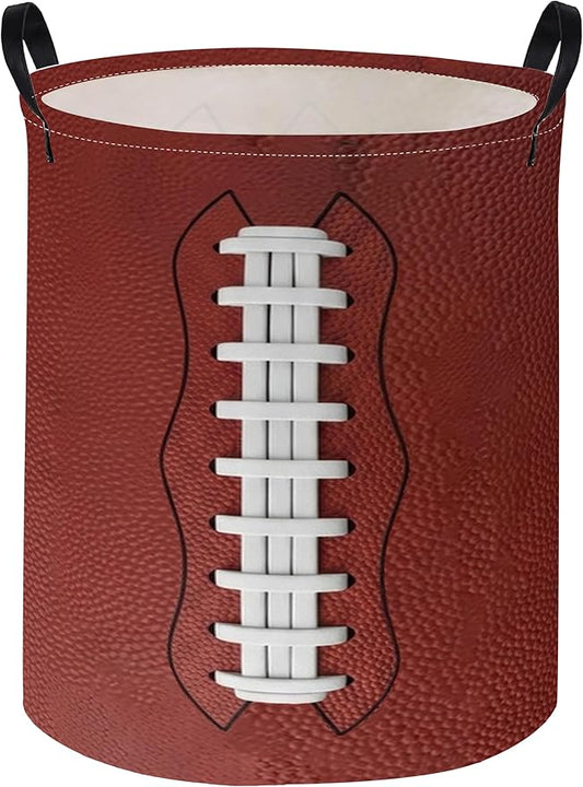 Kids Laundry Basket Football Hamper for Nursery Hamper Cute Kids Storage Bin Room Decor for Home(Football)