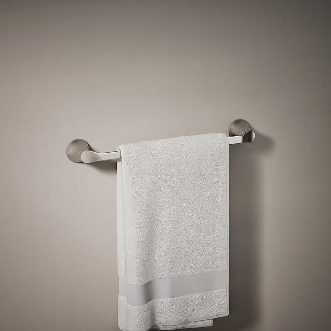 Kohler 27393-BN Simplice® 18" Towel bar, Vibrant Brushed Nickel
