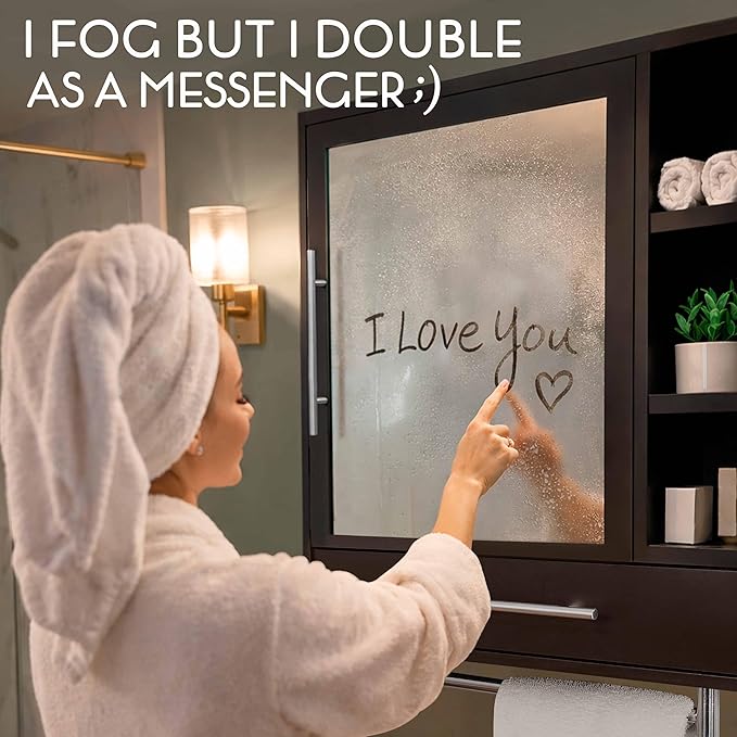 Wall-Mounted Bathroom Cabinet with Mirror - Modern Black Medicine Cabinet with Storage Shelves, Towel Bar & Hooks, Pre-Assembled Design