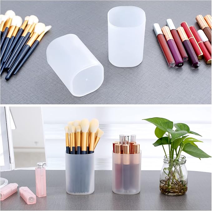 OCHEAL Makeup Organizer Case Set: Stackable Clear Vanity Storage - Multi-size Holder for Makeup, Jewelry, Toiletries