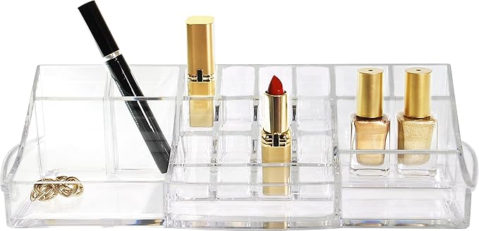 kieragrace Cosmetic Makeup and Jewelry Organizer, 20 Compartments