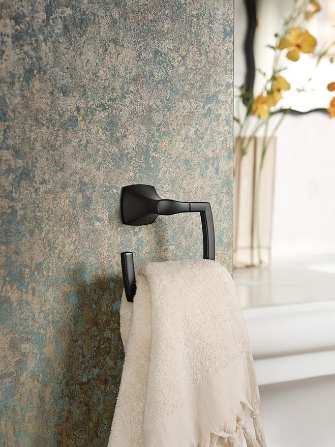Moen YB5186BLVoss Towel Ring