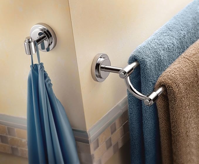 Moen DN0722CH Iso 24-Inch Double Towel Bar, Chrome