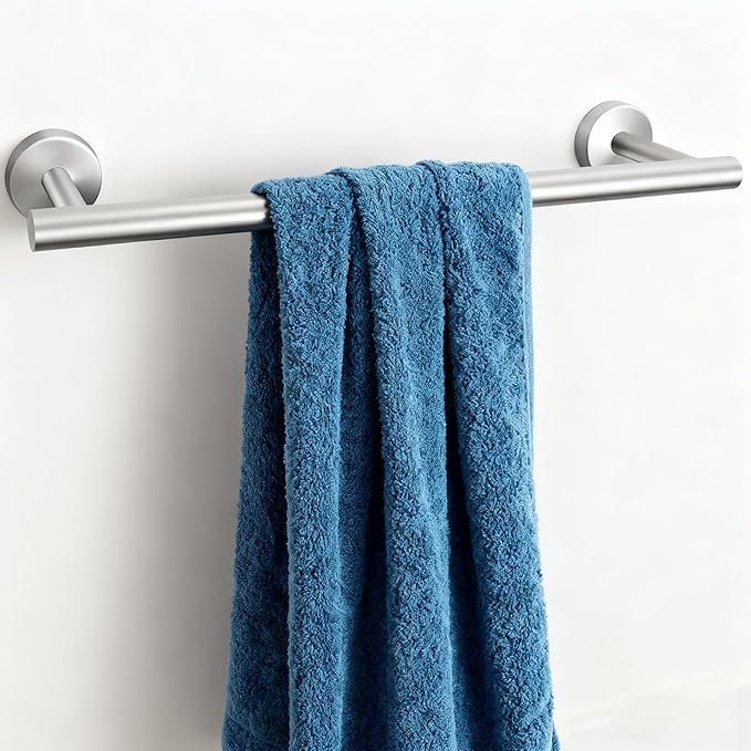 Towel Racks for Bathroom, Stainless Steel Towel Rack, Bathroom Towel Holder, Towel Bar for Bathroom Wall, Towel Holder for Bathroom Wall, Bathroom Towel Rack, Towel Bar, Bathroom Accessories (Silver)