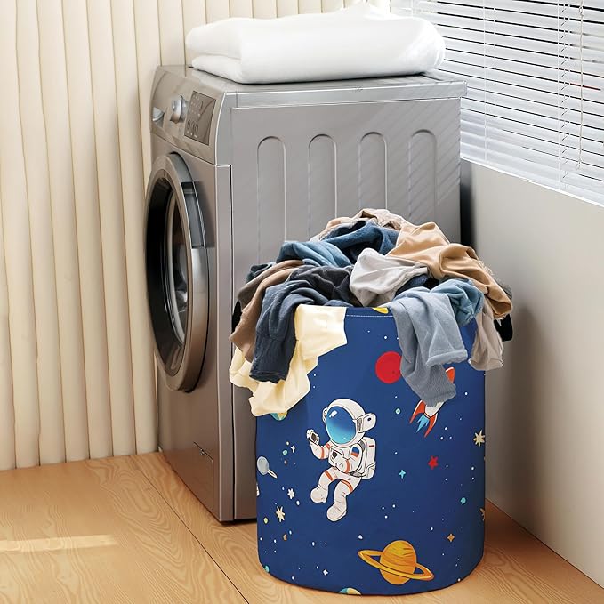 Clothes Blankets Towel and Toy Storage Bag for Bedroom,Laundry Basket With Handles,Dirty Clothes Hamper For Bathroom,Living Room Closet Organizer