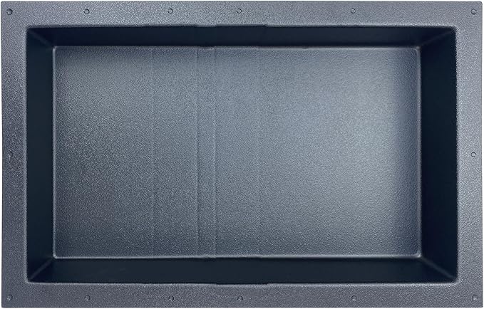 Ready-to-Tile Rectangular Shower Niche – 28" x 17" Single Shelf – Made in USA – Recessed Wall Insert
