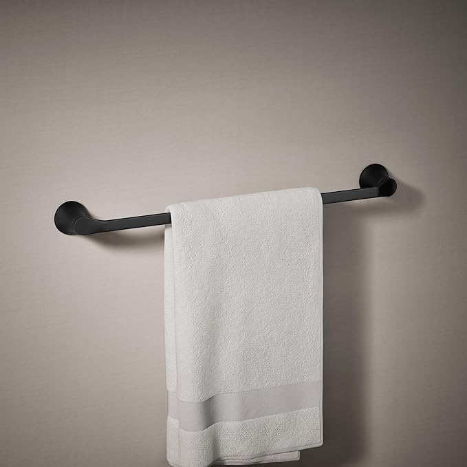Kohler 27394-BL Simplice® 24" Towel bar, Matte Black