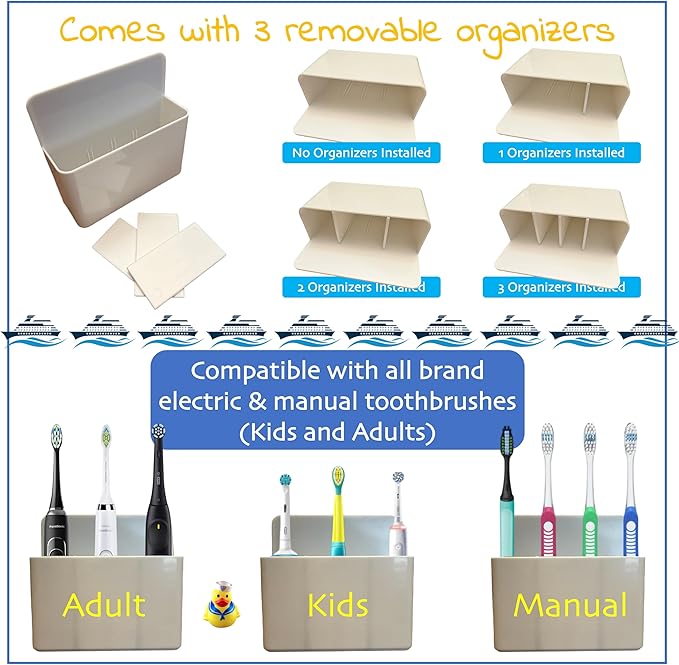 Cruise Ship Essentials Magnetic Toothbrush Holder Cruise Essentials 2026.Caribbean Cruise Must Haves. Alaskan Cruise Must Haves. Cruise Ship Essentials 2026, Caribbean Royal (1)