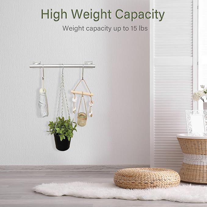 Alise Bathroom Towel Bar, 24 Inch Towel Racks for Bathroom, SUS304 Stainless Steel Hand Towel Holder Heavy Duty Towel Rack Wall Mounted Brushed Nickel Towel Bar