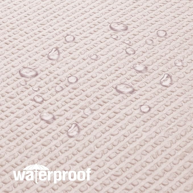 OVZME Berry Pink Shower Curtain, Embossed Textured Fabric Shower Curtain for Bathroom - Soft Cloth & Hotel Spa Luxury, Water Repellent, Machine Washable Long Shower Curtain, 72X78, Pink