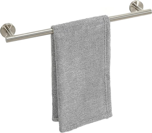 Brushed Nickel Towel Bar, 18 Inch Towel Racks for Bathroom Wall Mounted, Thicken SUS304 Stainless Steel Heavy Duty Hand Towel Holder Organizer, Bathroom Accessories, Total Length 20.5 Inch