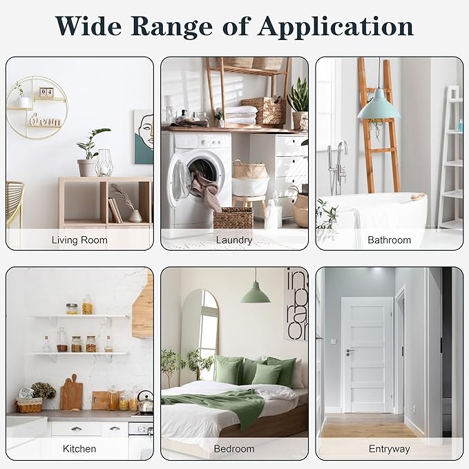 SUNLEI Bathroom Medicine Cabinet with 2 Doors, Bathroom Wall Cabinet with Storage, Space Saving Storage Cabinet with 3-Tier Shelves, Grey