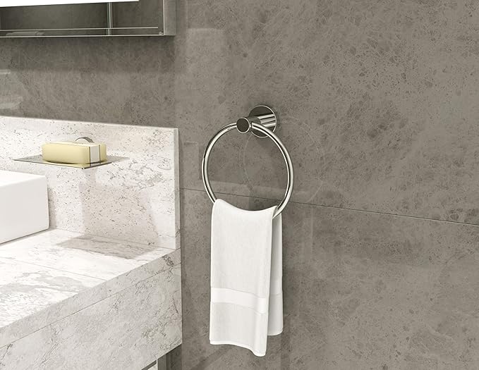 Symmons 353TR-BBZ Dia Wall-Mounted Towel Ring in Brushed Bronze
