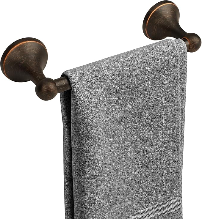 Antique Hand Towel Holder Oil Rubbed Bronze for Bathroom,Towel Bar 9-Inch,Bathroom Accessories Towel Ring, Wall Mounted,Towel Hanger for Bathroom