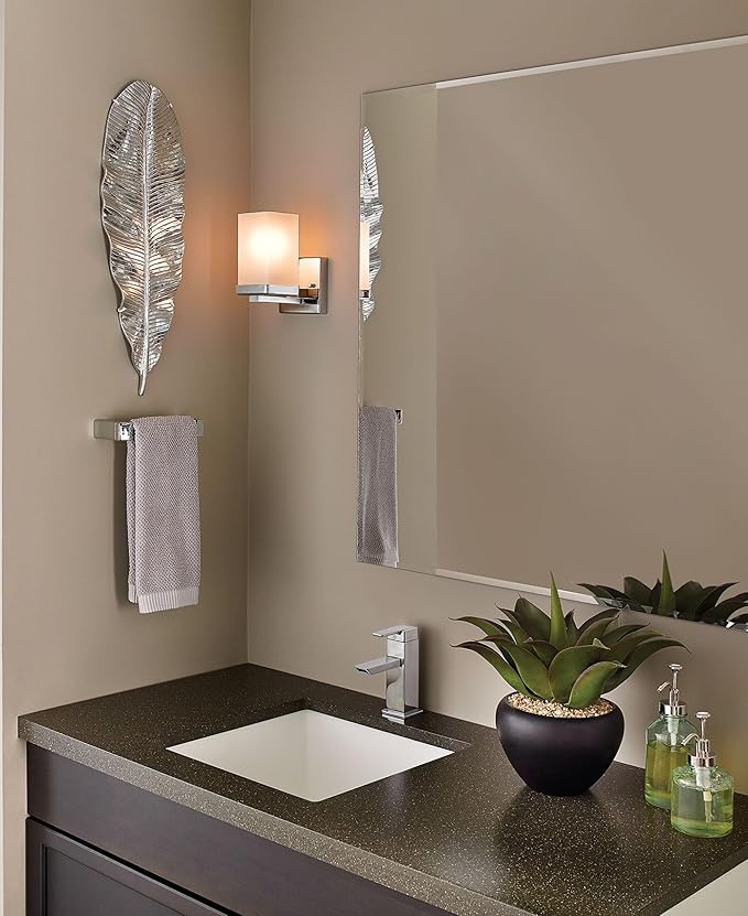 Moen YB8886CH 90 Degree Bathroom Hand Towel Bar, Chrome
