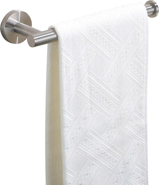 TASTOS Hand Towel Holder Towel Ring Brushed Nickel, Premium Stainless Steel Hand Towel Bar Heavy Duty Wall Mounted Modern Bath Accessories, 9 Inch Towel Rack for Bathroom Kitchen