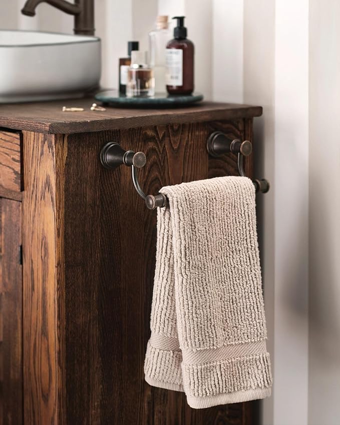 Moen Belfield Oil Rubbed Bronze 9-Inch Bathroom Hand -Towel Bar, YB6486ORB
