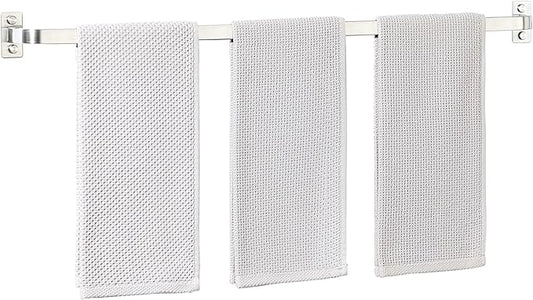 Bathroom Towel Bar, 32 inch Towel Racks for Bathroom Wall Mounted, SUS304 Stainless Steel Heavy Duty Towel Holder Bathroom Accessories Modern Home Decor, Brushed Finished