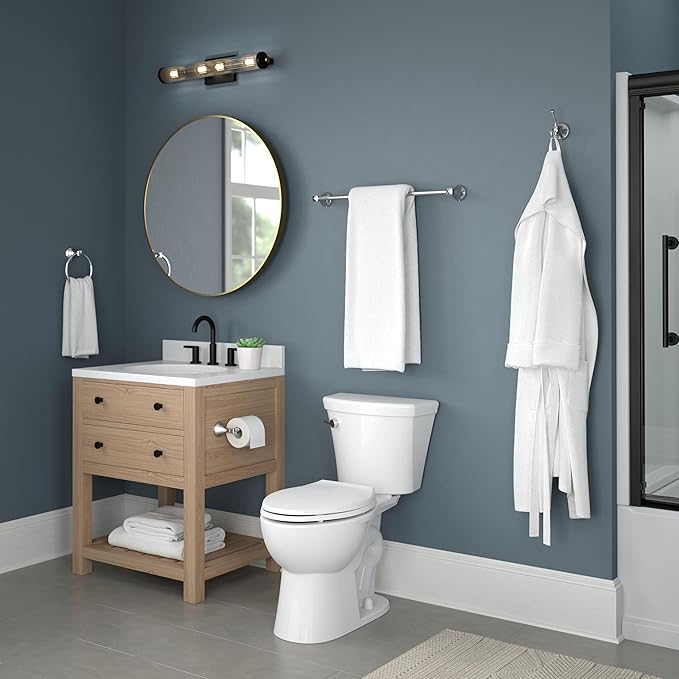 Esato 18" with 6" Extender Towel Bar in Chrome