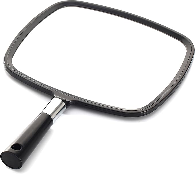 Miss Sweet Handheld Mirror Makeup Mirror (Black)