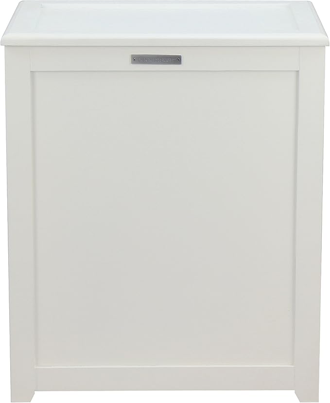 Oceanstar RH5513WHITE Storage Laundry Hamper, White